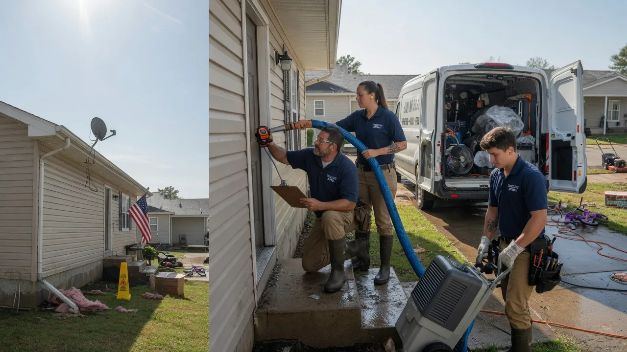 Ceiling Water Damage Restoration in Douglas, OK near me